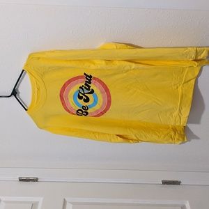 Yellow Be Kind Crewneck sweatshirt